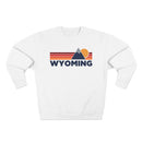 Premium Wyoming Mountain Lines Graphic Sweatshirt-2