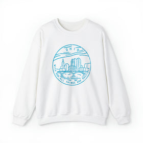 Ohio Sweatshirt - Unisex Distressed Ohio Sweatshirt