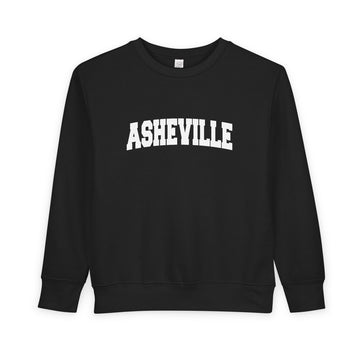 Buy black Asheville, North Carolina Toddler Sweatshirt - Asheville Toddler Crewneck Sweatshirt