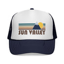 Sun Valley, Idaho Retro Mountains Trucker Hat - Vintage Style Sun Valley Cap-3