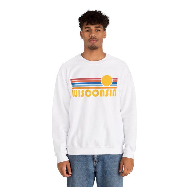 Copy of Copy of Wisconsin Sweatshirt - Retro Sunrise Unisex