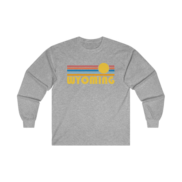 Wyoming Long Sleeve Shirt - Retro Unisex Shirt