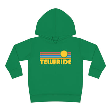 Buy kelly Telluride, Colorado Toddler Hoodie - Retro Sunrise Unisex Telluride Toddler Sweatshirt