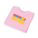 Moab, Utah Toddler Sweatshirt - Retro Sun Moab Toddler Crewneck Sweatshirt-20