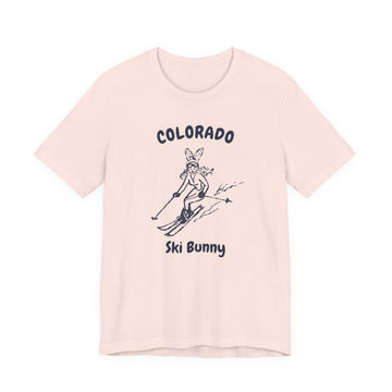 Colorado Ski Bunny T‑Shirt — Retro Skiing Graphic Tee - 0