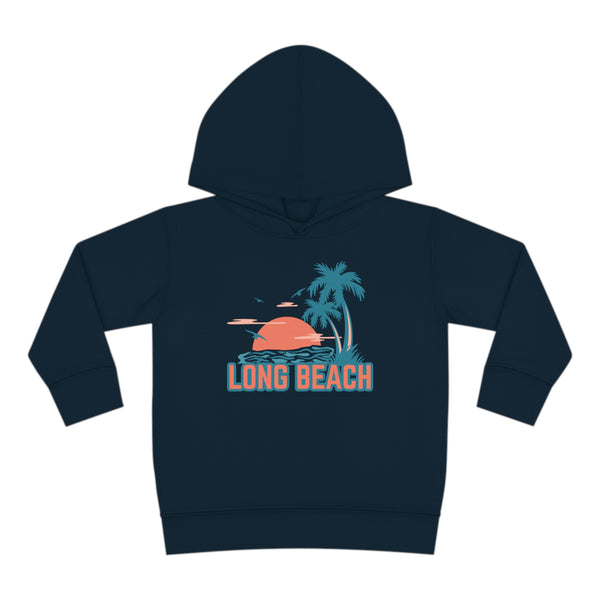 Long Beach, California Toddler Hoodie - Unisex Long Beach Toddler Sweatshirt