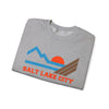 Salt Lake City, Utah Sweatshirt - Mountain Salt Lake City Crewneck Sweatshirt