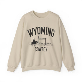 Wyoming Sweatshirt - Wyoming Cowboy Graphic Crewneck - 0