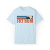Ski Bum Graphic Tee, Comfort Colors Retro Unisex T shirt, Mountain Adventure Shirt