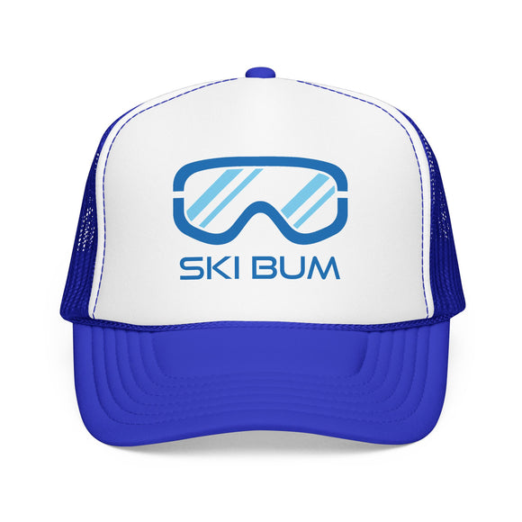 Ski Bum Trucker Hat — Foam Mesh Ski Goggles Cap