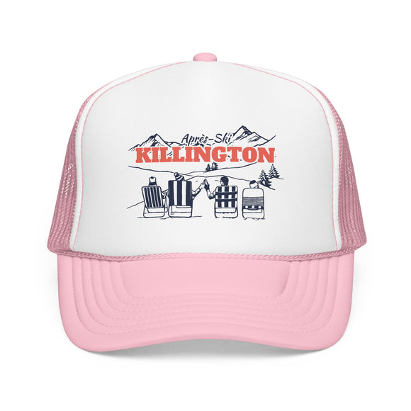 Killington, Vermont Après-ski Trucker Hat — Foam Mesh Cap