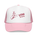 Utah Ski Bunny Foam Trucker Hat-6