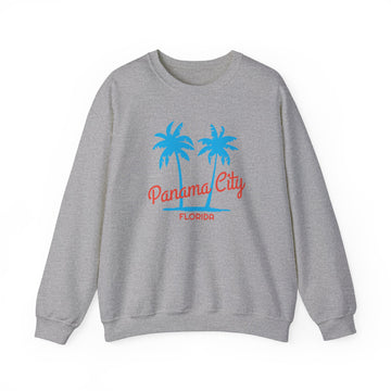 Buy sport-grey Panama City Beach, Florida Sweatshirt - Unisex Crewneck Panama City Beach Sweatshirt