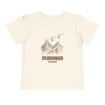 Durango, Colorado Toddler T-Shirt — Vintage Gondola Ski Mountain Tee