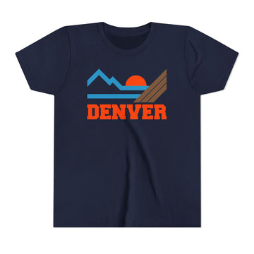 Buy navy Denver, Colorado Youth Graphic Tee - Kids Denver T Shirt