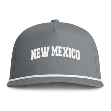Buy granite New Mexico Embroidered Rope Hat - Vintage Sunwashed Rope Cap, Comfort Colors