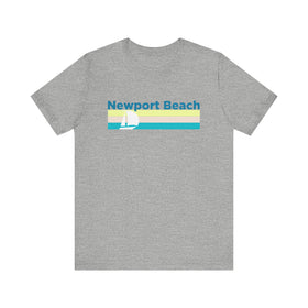 Newport Beach, California T Shirt - Sailboat Graphic Tee - 0
