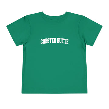 Crested Butte, Colorado Toddler Graphic Tee - Kids Crested Butte Vacation T-Shirt