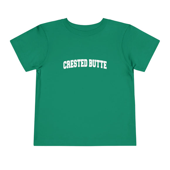 Crested Butte, Colorado Toddler Graphic Tee - Kids Crested Butte Vacation T-Shirt