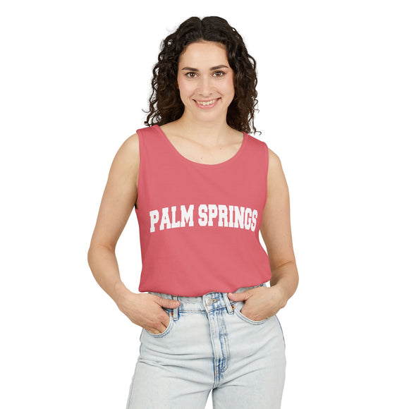 Palm Springs, California Tank Top Unisex | Comfort Colors - 100% Cotton