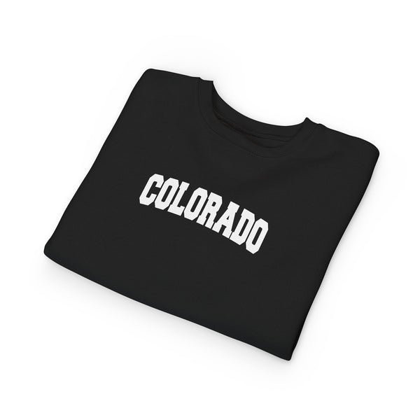 Colorado Toddler Sweatshirt - Colorado Toddler Crewneck Sweatshirt