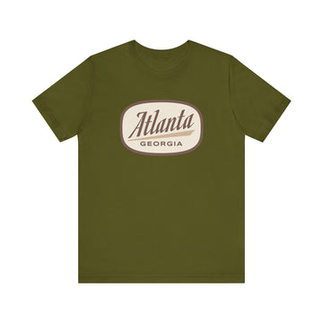 Buy olive Atlanta, Georgia T-Shirt - Retro Unisex Atlanta Shirt
