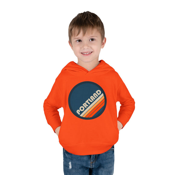 Portland, Oregon Toddler Hoodie - Unisex Portland Pullover Sweatshirt, Kids Hooded Jumper, Oregon Souvenir