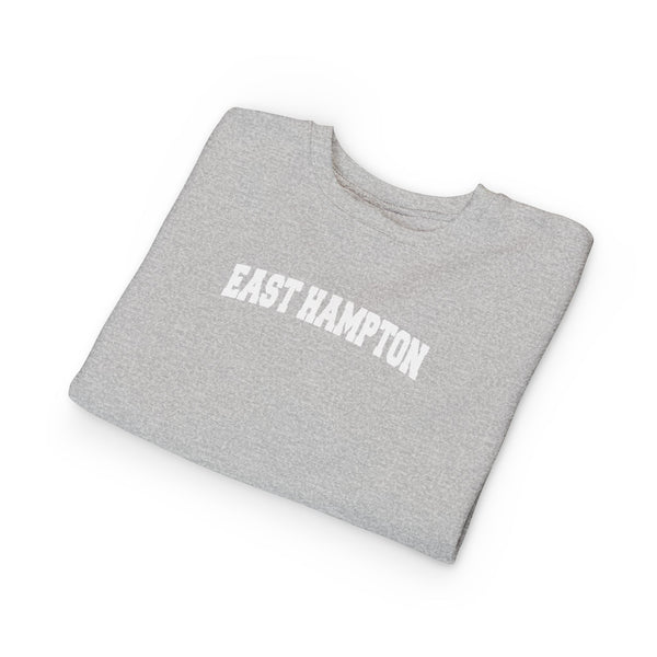 East Hampton, New York Toddler Sweatshirt - East Hampton Toddler Crewneck Sweatshirt