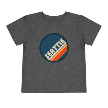 Buy dark-heather-grey Seattle, Washington Toddler Graphic Tee - Kids Seattle T-Shirt