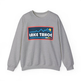 Buy sport-grey Lake Tahoe, California Sweatshirt - Mountain Graphic Crewneck