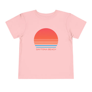 Buy pink Daytona Beach, Florida Toddler T-Shirt - Retro 80s Toddler Daytona Beach Shirt