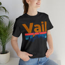 Vail, Colorado Shirt - Mountain Sunset Unisex Vail T-Shirt-51