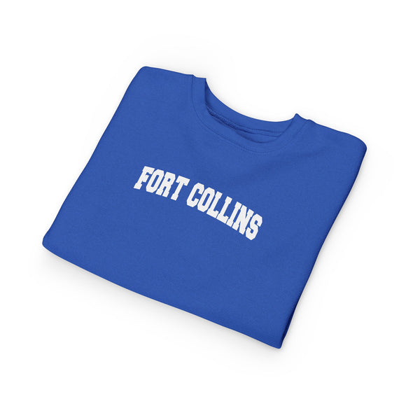 Fort Collins, Colorado Toddler Sweatshirt - Fort Collins Toddler Crewneck Sweatshirt