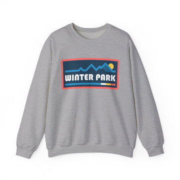 Buy sport-grey Winter Park, Colorado Sweatshirt - Mountain Graphic Crewneck