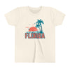 Florida Youth Shirt - Retro Palm Tree Florida Kid's T-Shirt