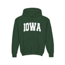 Iowa Youth Hoodie - Kids Iowa Hooded Sweatshirt-1