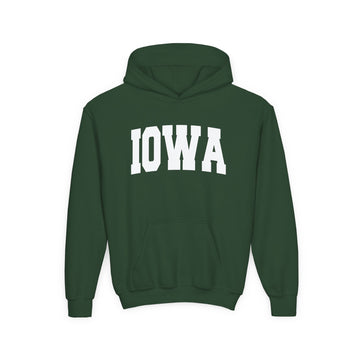 Iowa Youth Hoodie - Kids Iowa Hooded Sweatshirt