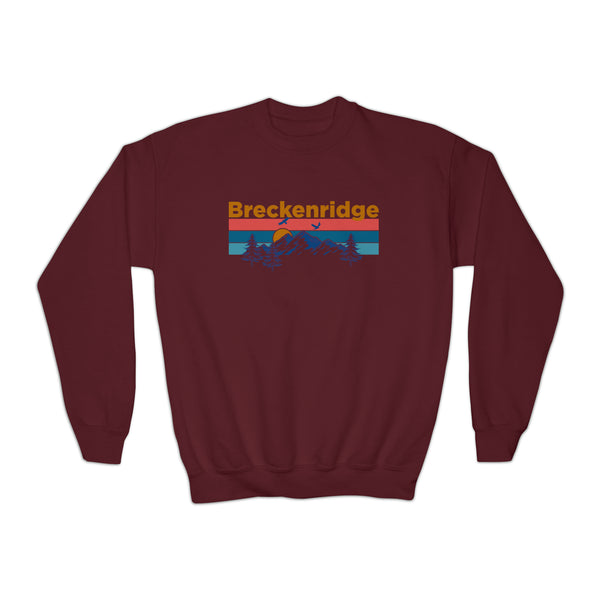 Breckenridge, Colorado Youth Sweatshirt - Unisex Kid's Breckenridge Crewneck Sweatshirt