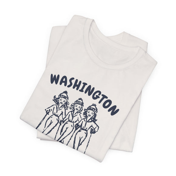 Washington Ski Babes T‑Shirt — Retro Skiing Graphic Tee