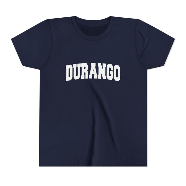 Durango, Colorado Youth Graphic Tee - Kids Durango T Shirt