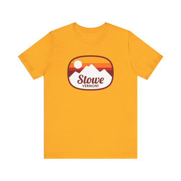 Buy gold Stowe, Vermont T-Shirt - Unisex Stowe Shirt