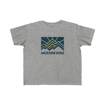 Jackson Hole, Wyoming Toddler T-Shirt - Toddler Jackson Hole Shirt - 0