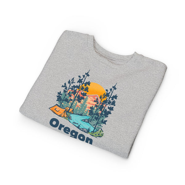 Oregon Toddler Sweatshirt - Oregon Toddler Crewneck Sweatshirt