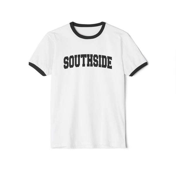 Southside Cotton Ringer Graphic Tee - Unisex Southside T Shirt, Vintage Style Tee, Men's/Women's Tee