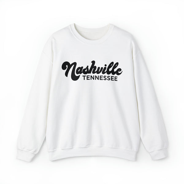 Nashville, Tennessee Sweatshirt - Unisex Retro Crewneck Nashville Sweatshirt