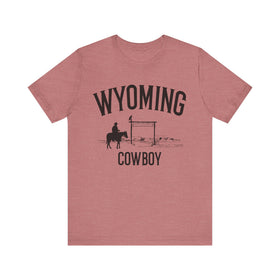 Wyoming Cowboy T Shirt - Wyoming Graphic Tee - 0