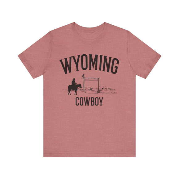 Wyoming Cowboy T Shirt - Wyoming Graphic Tee