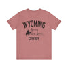 Wyoming Cowboy T Shirt - Wyoming Graphic Tee