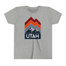 Utah Youth Shirt - Retro Mountain Utah Kid's T-Shirt-4