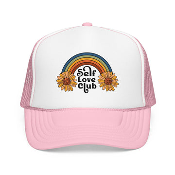 Kids Self Love Club Trucker Hat Boho - Youth Snapback Cap